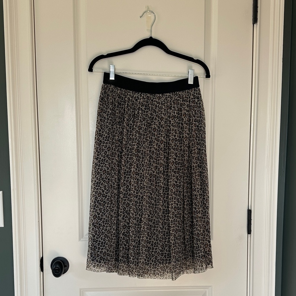 a new day Leopard Print A-Line Skirt
